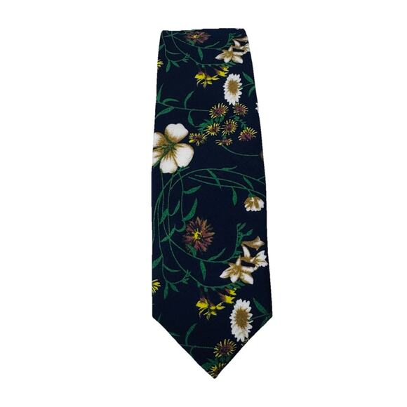 CHAPS BY RALPH LAUREN NAVY FLORAL MENS TIE 3 in x 57 in. - Picture 1 of 4